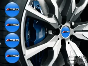 Toyota TRD Calcomanías en Ruedas Edición Pegatina Silicona